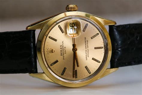 vintage rolex oysterdate gold|Rolex oysterdate 34mm.